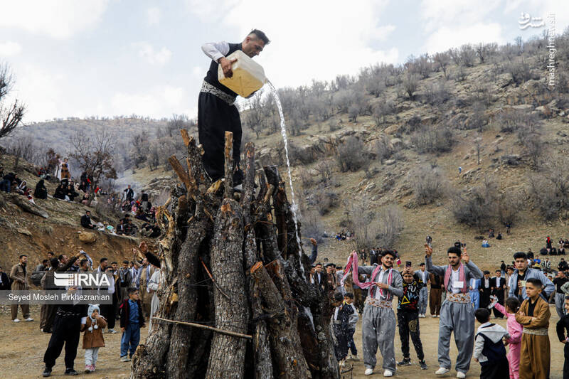 عکس / جشن نوروز در روستای دوپلوره کردستان 4