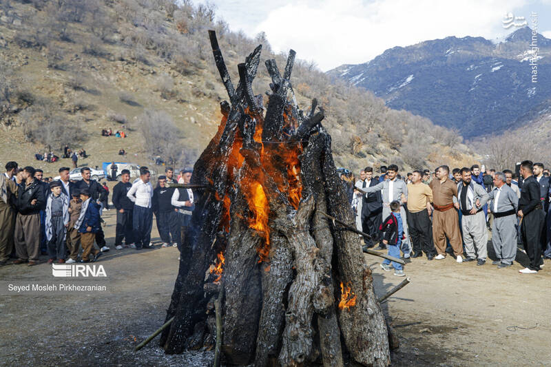 عکس / جشن نوروز در روستای دوپلوره کردستان 9