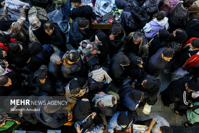 بازار تهران در آستانه سال نو