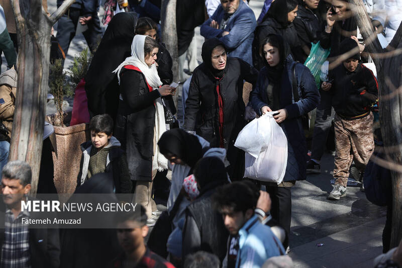 بازار تهران در آستانه سال نو