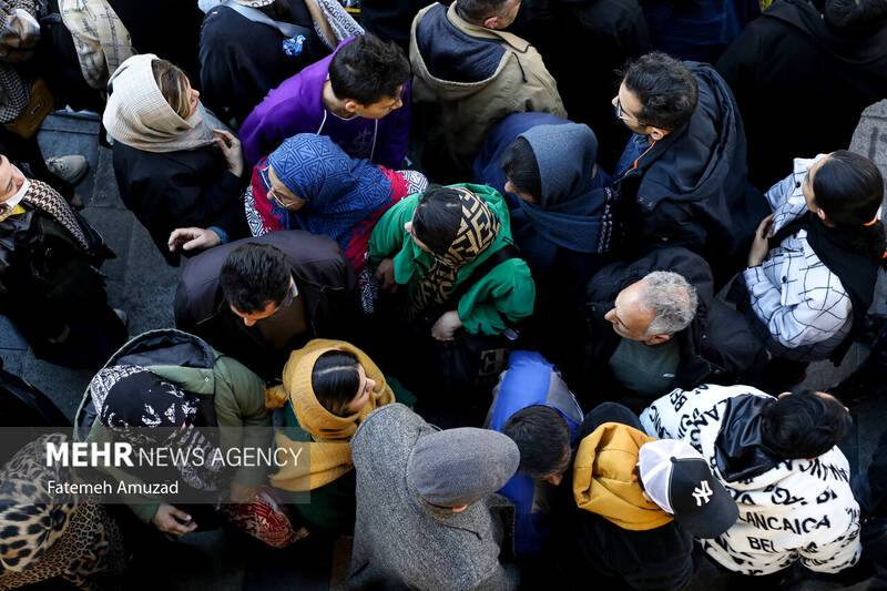 بازار تهران در آستانه سال نو