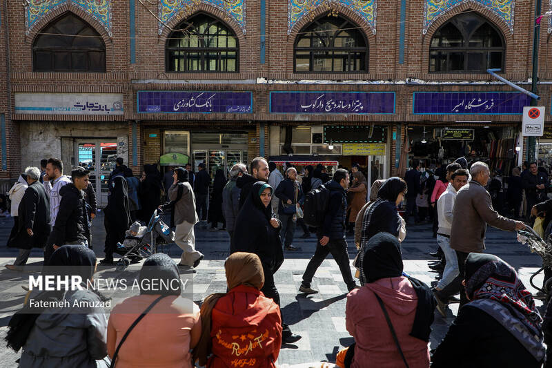بازار تهران در آستانه سال نو