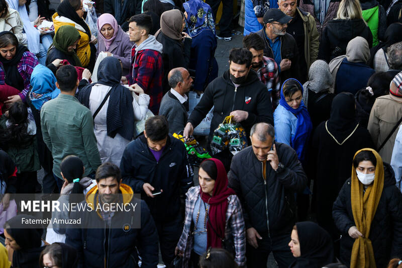 بازار تهران در آستانه سال نو