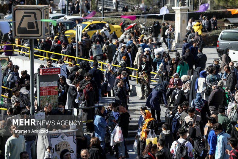 بازار تهران در آستانه سال نو