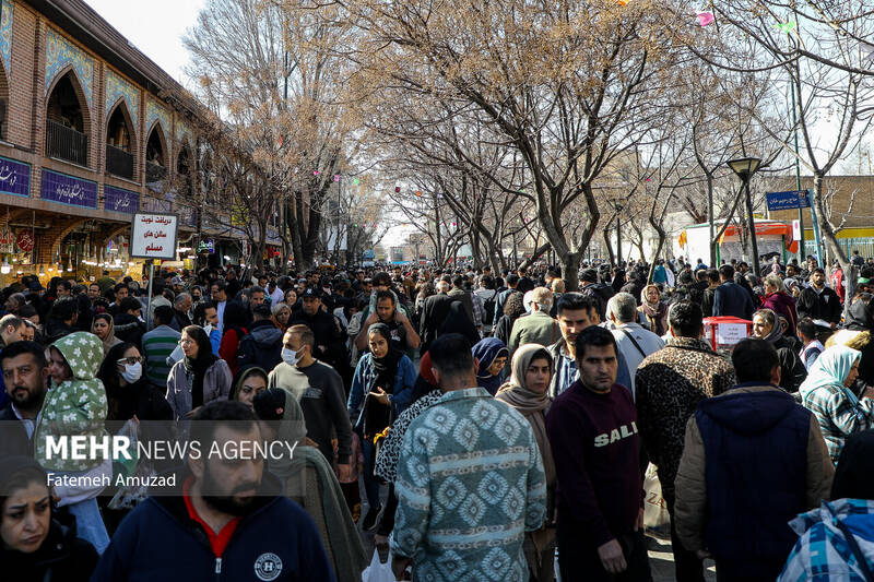 بازار تهران در آستانه سال نو