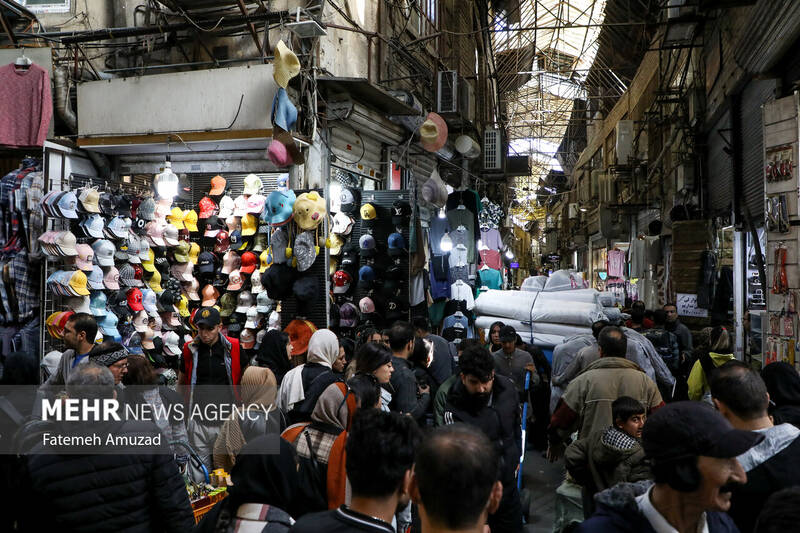 بازار تهران در آستانه سال نو