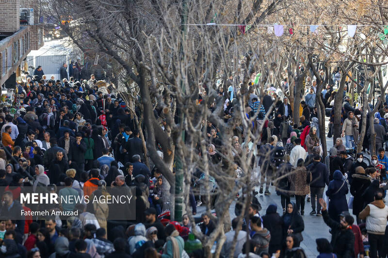 بازار تهران در آستانه سال نو