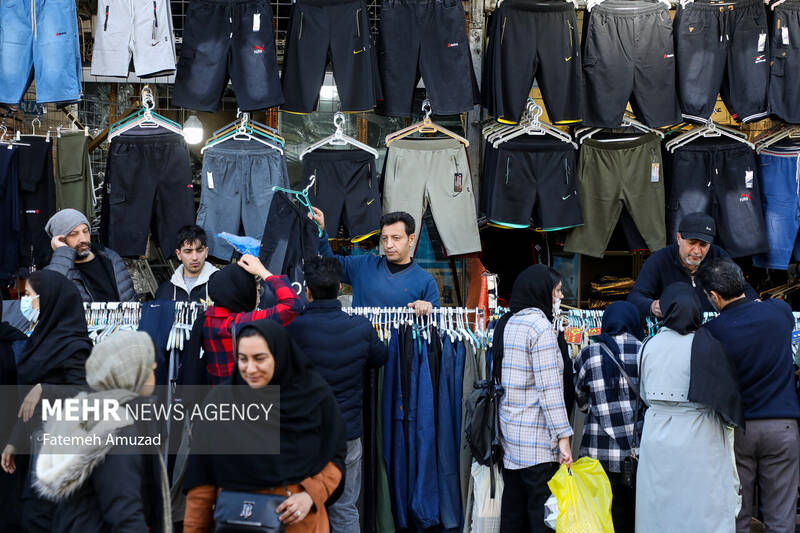 بازار تهران در آستانه سال نو