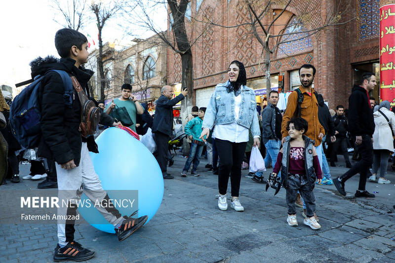 بازار تهران در آستانه سال نو