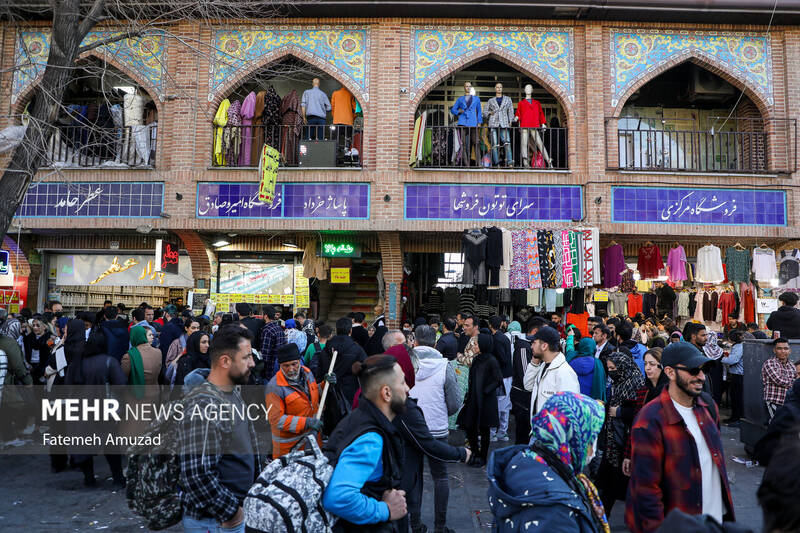 بازار تهران در آستانه سال نو