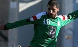 عکس/ شهادت بازیکن تیم ملی فلسطین در نوار غزه شهادت بازیکن تیم ملی فلسطین در نوار غزه