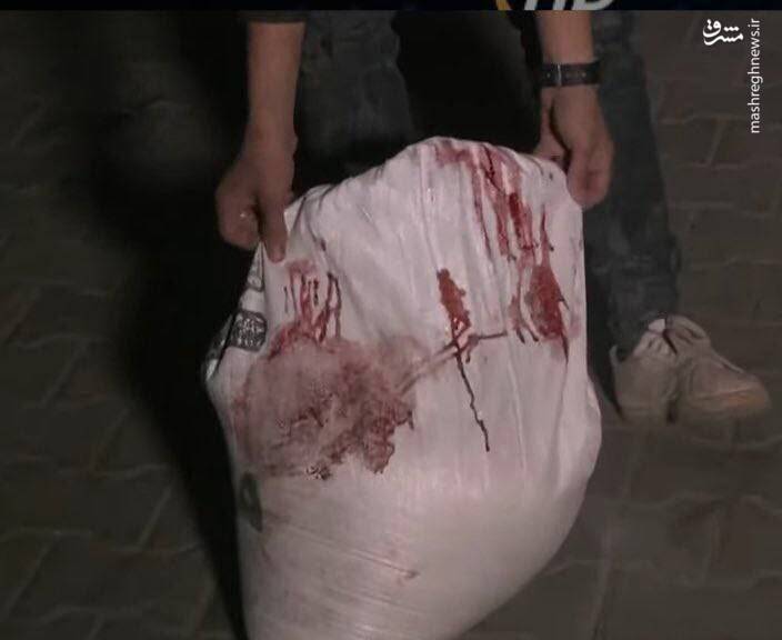 کیسه آردی که از خون غیرنظامیان فلسطینی سرخ شد! 