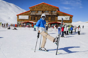 پیست اسکی توچال در آخرین روزهای زمستان