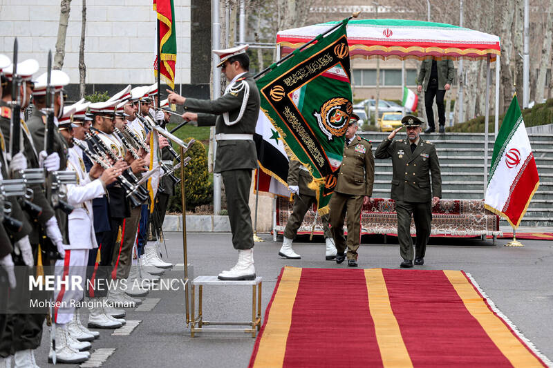 دیدار وزرای دفاع ایران و سوریه