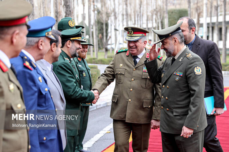 دیدار وزرای دفاع ایران و سوریه