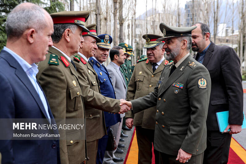 دیدار وزرای دفاع ایران و سوریه