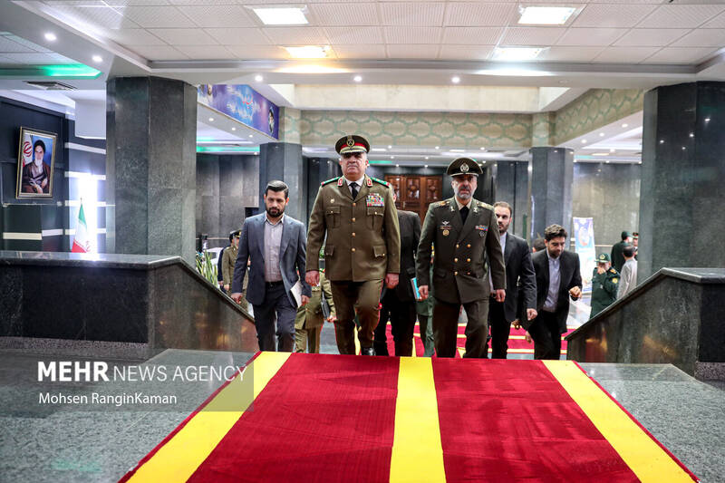 دیدار وزرای دفاع ایران و سوریه