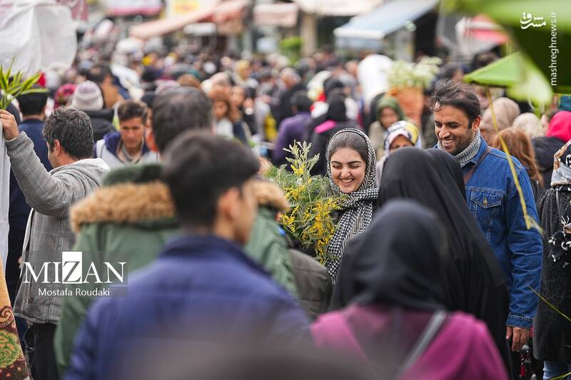 عکس/ بازار گل در آستانه بهار