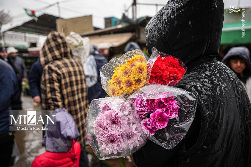 عکس/ بازار گل در آستانه بهار