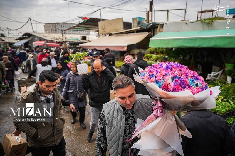 عکس/ بازار گل در آستانه بهار
