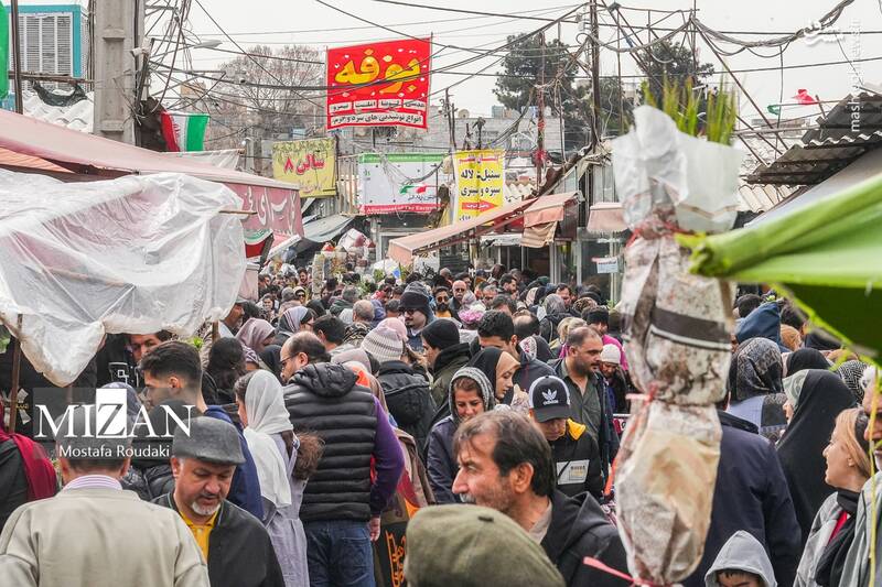 عکس/ بازار گل در آستانه بهار