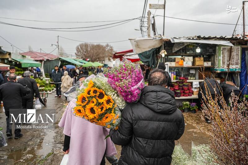 عکس/ بازار گل در آستانه بهار
