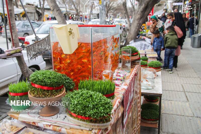 عکس/ حال و هوای بجنورد در آستانه عید نوروز