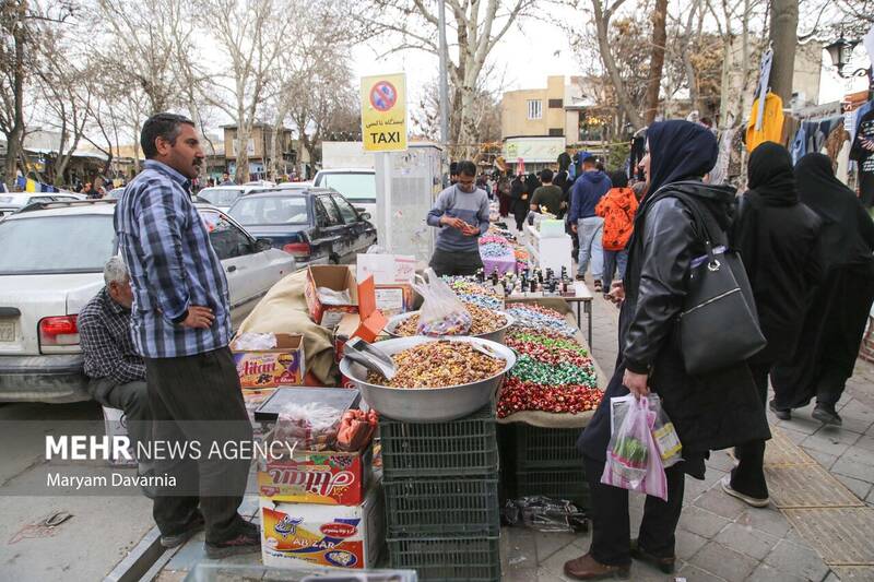 عکس/ حال و هوای بجنورد در آستانه عید نوروز