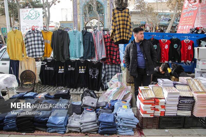 عکس/ حال و هوای بجنورد در آستانه عید نوروز