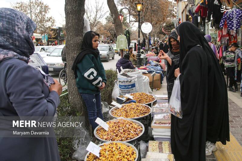 عکس/ حال و هوای بجنورد در آستانه عید نوروز
