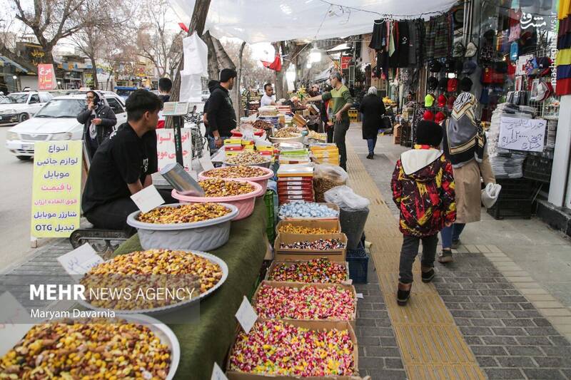 عکس/ حال و هوای بجنورد در آستانه عید نوروز