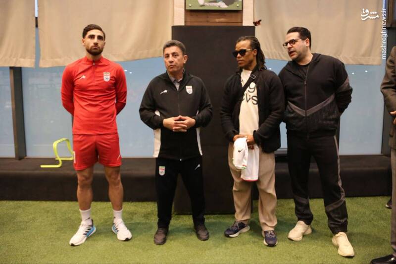 ادگار داویدز مهمان ویژه تمرین تیمملی + عکس 5