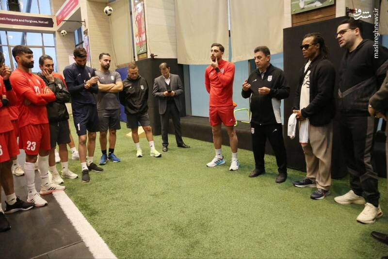 ادگار داویدز مهمان ویژه تمرین تیمملی + عکس 4