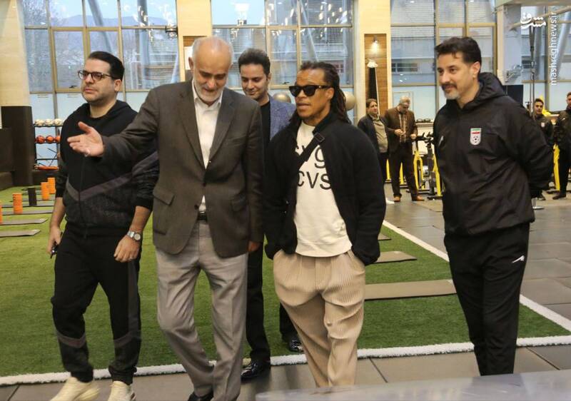 ادگار داویدز مهمان ویژه تمرین تیمملی + عکس 3