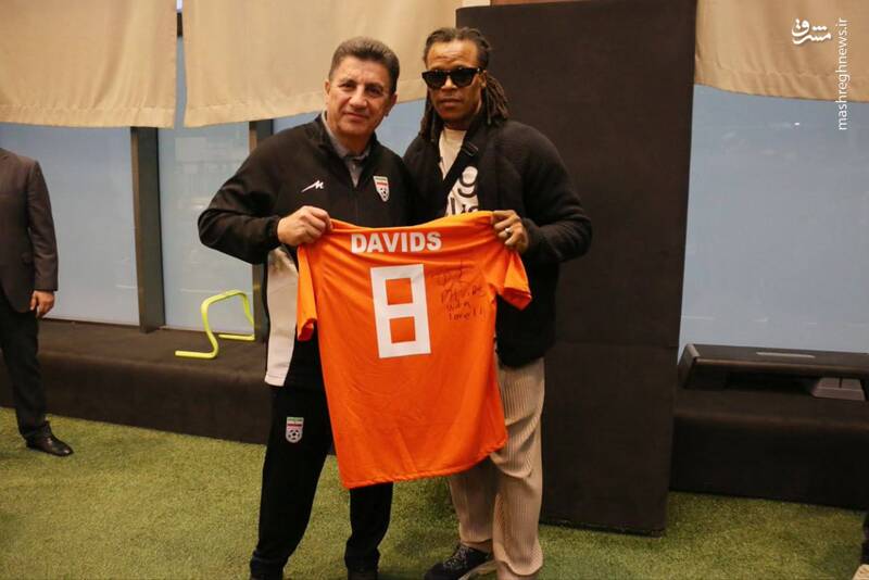 ادگار داویدز مهمان ویژه تمرین تیمملی + عکس 2