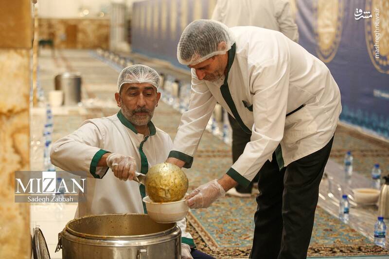 عکس/ ضیافت اکرام رضوی