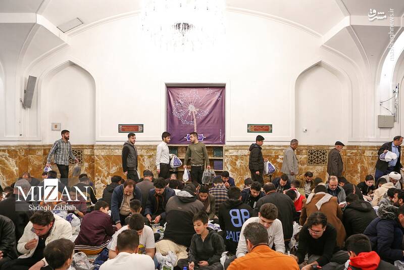 عکس/ ضیافت اکرام رضوی