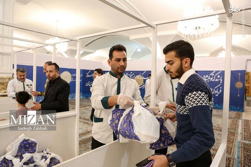 عکس/ ضیافت اکرام رضوی