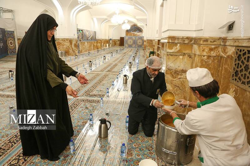 عکس/ ضیافت اکرام رضوی