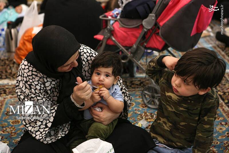 عکس/ ضیافت اکرام رضوی