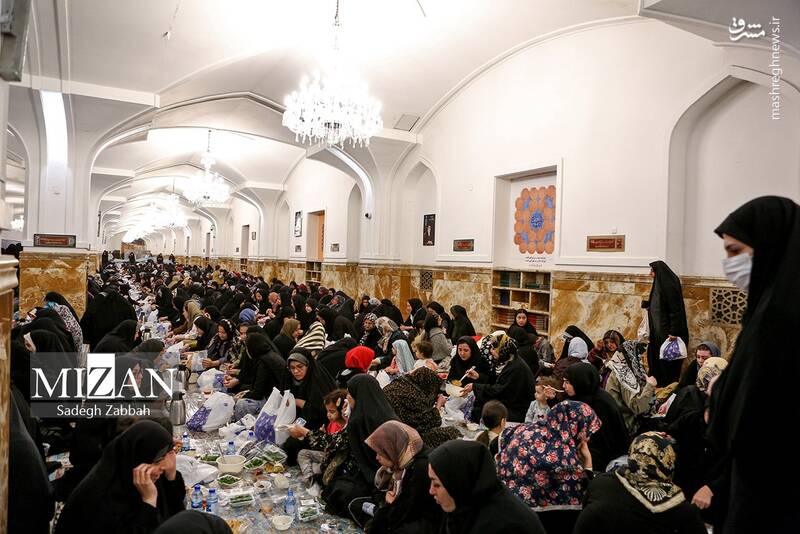 عکس/ ضیافت اکرام رضوی