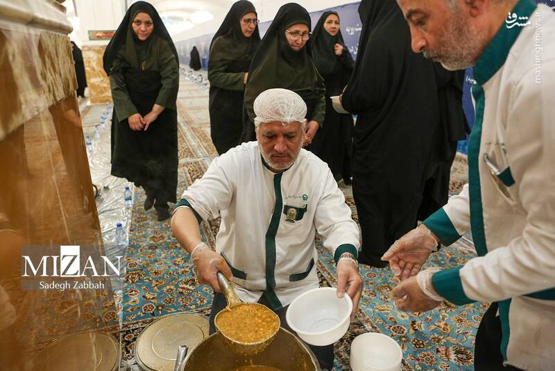 عکس/ ضیافت اکرام رضوی