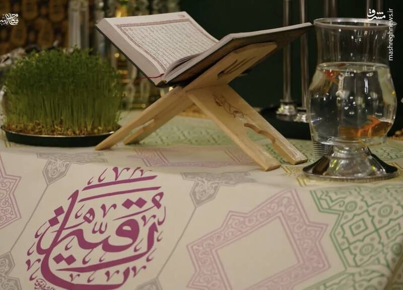 سفره هفت سین در حرم حضرت رقیه (س) +عکس