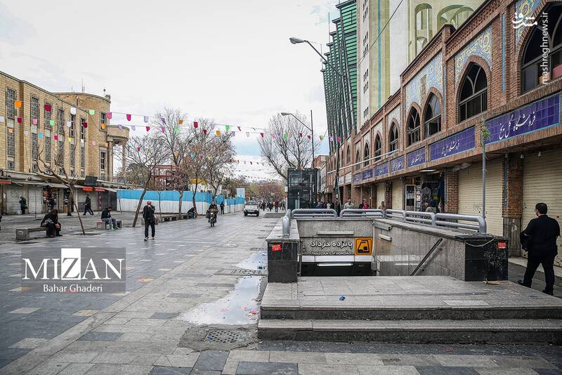 عکس/ خیابانهای خلوت تهران در اولین روز بهار