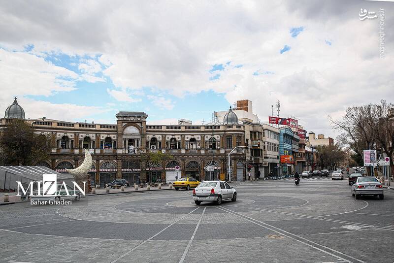 عکس/ خیابانهای خلوت تهران در اولین روز بهار