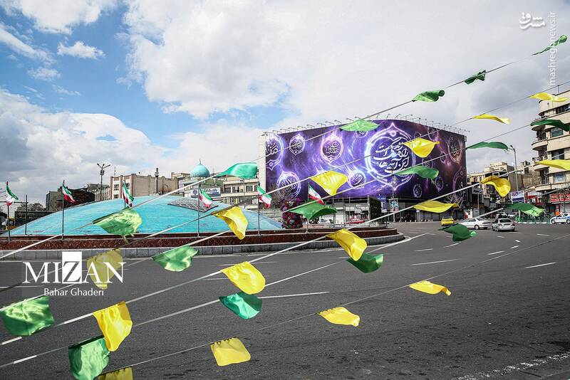 عکس/ خیابانهای خلوت تهران در اولین روز بهار