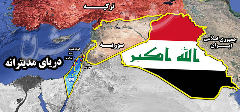 عصبانیت شدید صهیونیستها از قدرتنمایی پهپادها در آسمان سرزمینهای اشغالی / مقصد بعدی پهپادهای مقاومت عراق کجاست؟ + نقشه میدانی و عکس