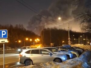 فیلم/ وقوع انفجار در محل حادثه تروریستی مسکو