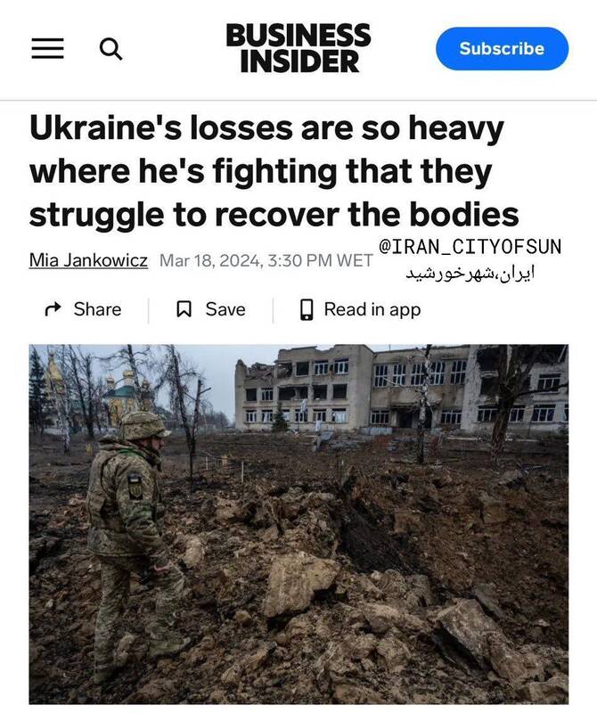 مشکل در جمع آوری اجساد؛ خسارت جنگ اوکراین