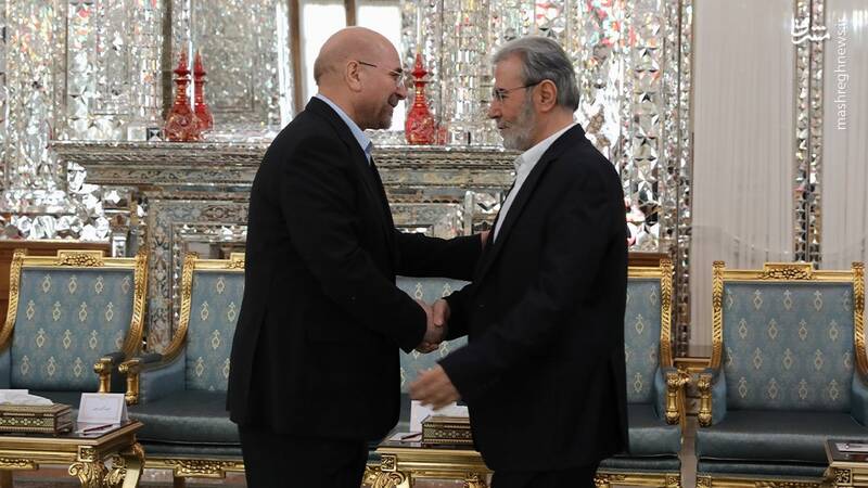 قالیباف: عملیات طوفان الاقصی نقطه عطفی در تاریخ فلسطین، جهان اسلام و تمام دنیا است/زیاد النخاله: جمهوری اسلامی ایران با تمام ظرفیتهای خود در حال همکاری با فلسطین است.